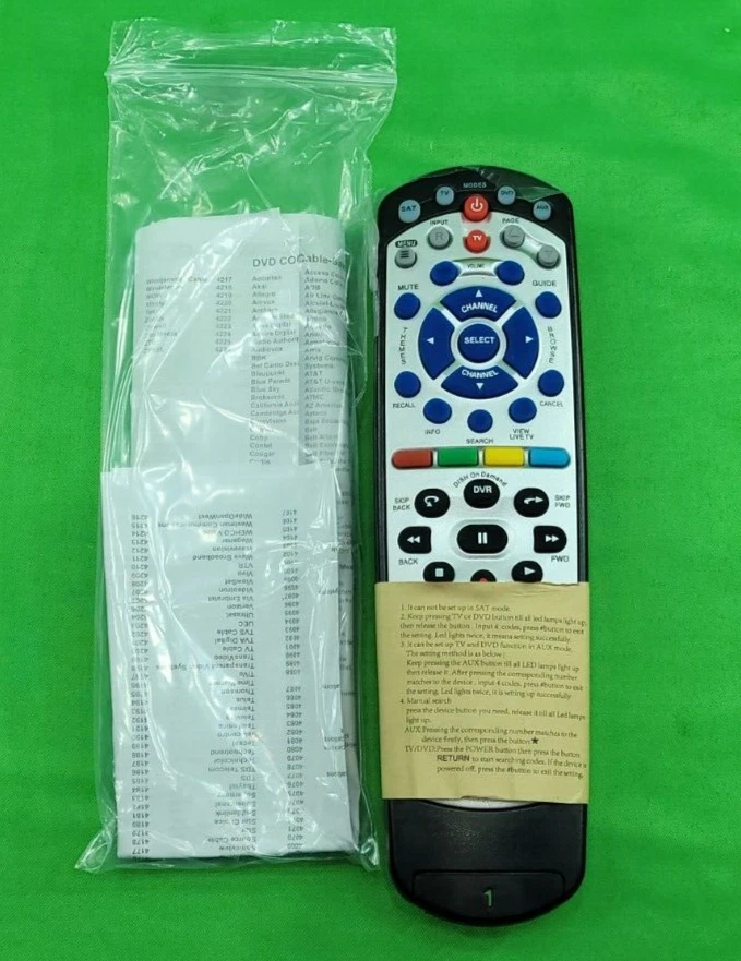 Genuine Dish Network 20.1 IR Remote Control 180546 Logo SEALED Clicker - Image 2 of 4