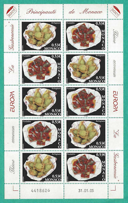 ZBD-06-05  |  Monaco  -  2006 :  Europa  - cibo  -  1 Ms.  - ** MNH