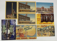Vintage Las Vegas Casino Postcards  Photo Folio Mailer Most Linen  1950/60's