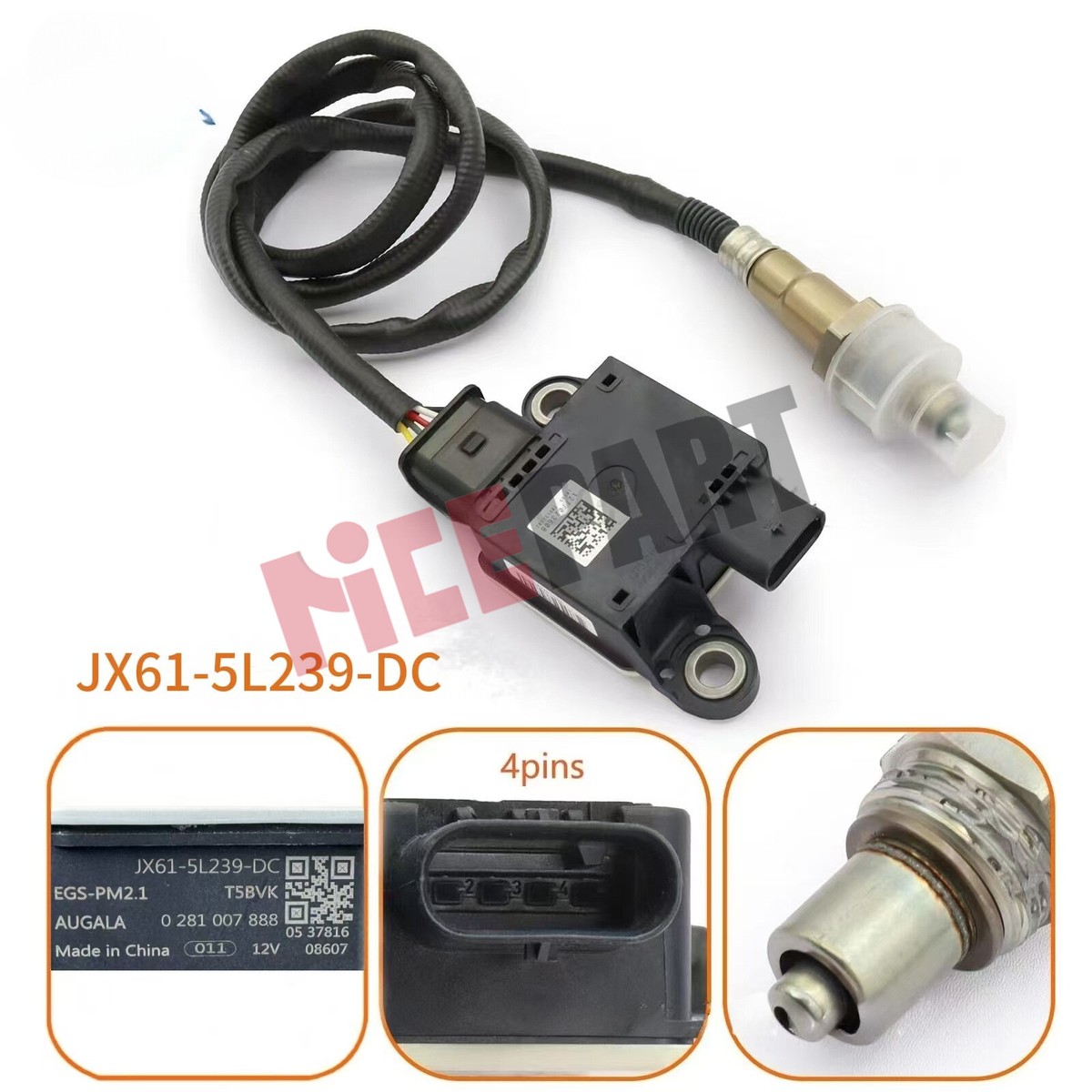 Particulate Matter Sensor 2355116 JX61-5L239-DC compatible FORD