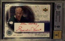 MINT 2003/04 Trilogy Scripts GORDIE HOWE #S3GH