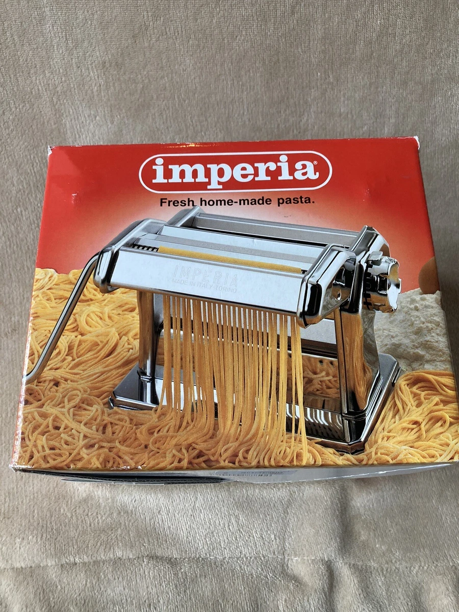 Imperia Fresh Home-Made Pasta Maker Machine Made In Italy Boxed &  Instructions