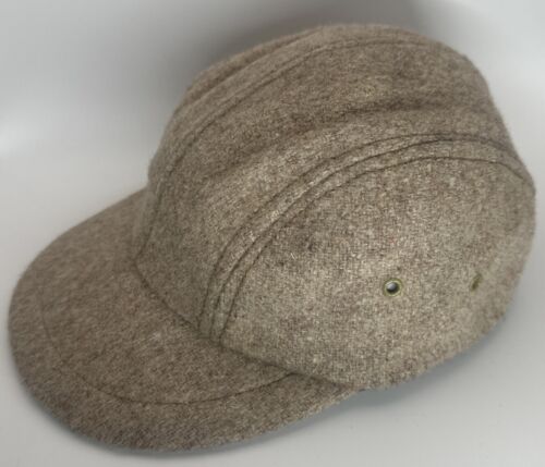 Vintage J Crew Wool 4 Panel Hat Cap Size Medium Union Made In USA - Picture 3 of 9
