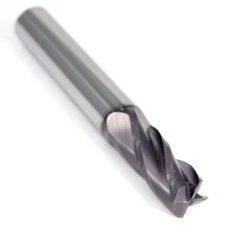 TUNGSTEN TOOLWORKS Carbide Square End Mill 0.348" 4FL AlTiN GP4
