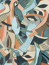 Contemporary Modern York  Fauvist Flock Wall...
