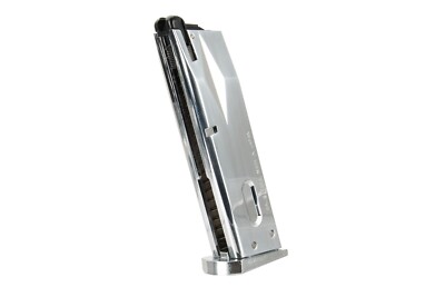 Tokyo Marui M92f Chrome Stainless 26rd Gas Magazine for sale