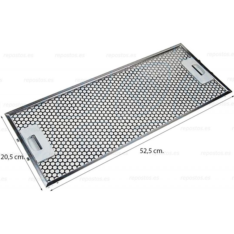 FILTRO CAMPANA EXTRACTORA NODOR CATA, MEDIDAS 52,5 X 20,5 cm. 02825272