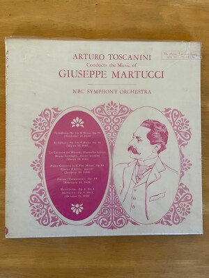 Arturo TOSCANINI Conducts the Music of Giuseppe MARTUCCI 4x LP Box Sealed MINT