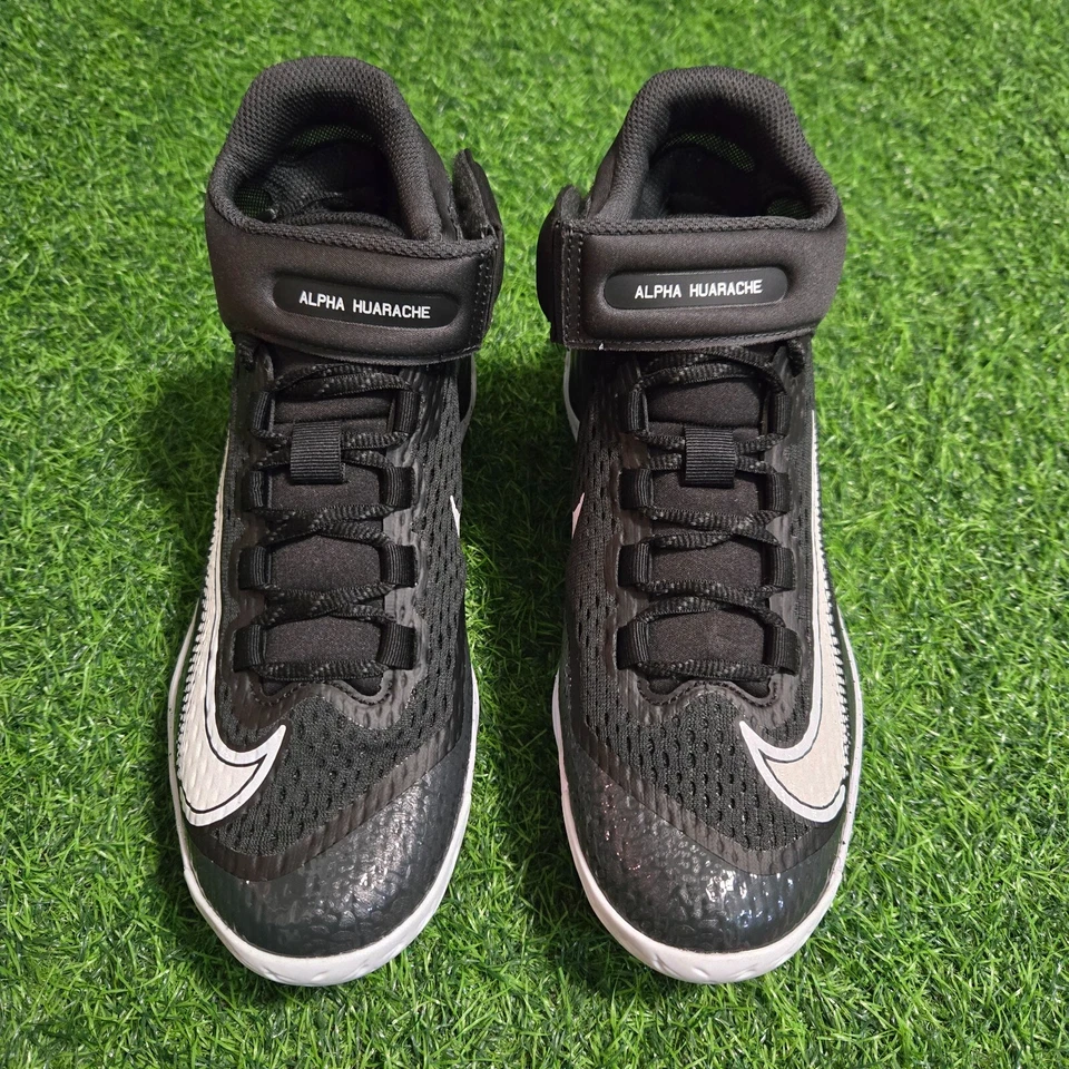 Chuteira de beisebol Nike Alpha Huarache Elite 4 média preta DJ6520-003 masculina tamanho 8 - Imagem 2 de 4