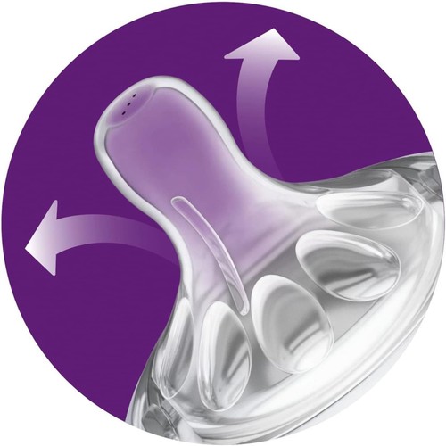 Philips 260ml Natural Feeding Bottles, Pink - BPA-Free, Ergonomically Designed - Picture 8 of 8