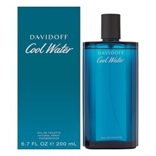 Cool Water for Men by Davidoff 6.7 oz Eau de Toilette Spray New In Box