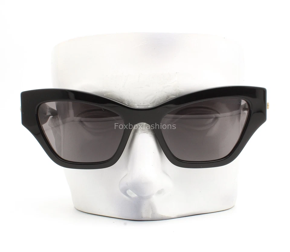 Gafas de sol Swarovski SK 6021 100181 negras cristales de Swarovski polarizadas con estuche Foto 2 de 4