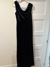 jenny yoo black velvet off the shoulder dress