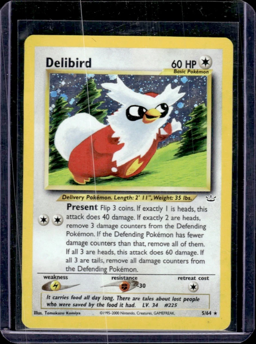 delibird pokemon card value Pokémon TCG Cards for sale [2] Present Delibird 2026 Mega Evolution: Chaos