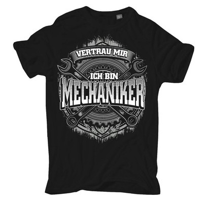 Men's T-Shirt Trust Me I'm Mechanic Automotive Screwdriver Workshop S - 5XL
