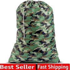 Nylon Laundry Bag - Locking Drawstring Closure and Machine Washable. These La...