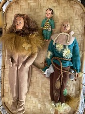 Older Wizard Of Oz Dolls Lot Of 3