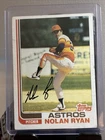 Topps 1982 Nolan Ryan #90 Houston Astros Baseball Trading Card