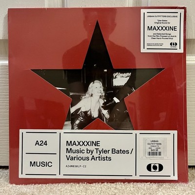 NEW! Tyler Bates MAXXXINE Sdtrk Score - Gold & Clear Hand-Poured Vinyl Record LP