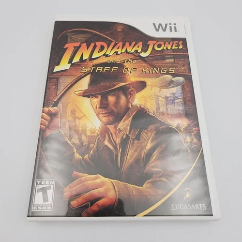 Indiana Jones And The Staff Of Kings (Nintendo Wii, 2009) CIB w/ Manual