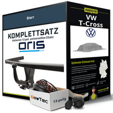 Für VW T-Cross Typ C11,D31 Anhängerkupplung starr +eSatz 13pol uni 08.2023-jetzt