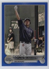 2022 Chrome NPB Nippon Professional Baseball Blue Refractor Yutaro Sugimoto o1w
