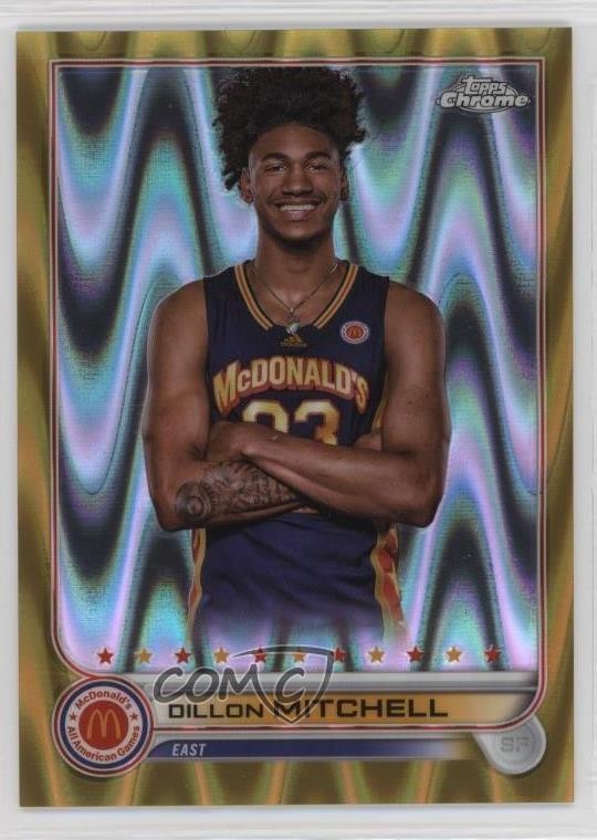 2022 Topps Chrome McDonald's All American 17/50 Dillon Mitchell #53 3hd