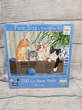 Fun Size Cats Puzzle by Persis Clayton Weirs 500 Piece Jigsaw 18 X 24