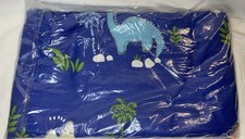 Kids Twin Size Duvet Cover Sky Blue Dinosaur NEW
