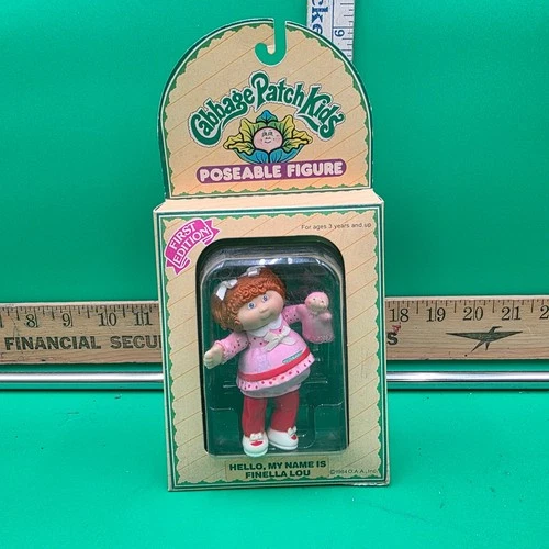 Vintage 1984 Cabbage Patch Kids Poseable Figure Finella Lou First Edition