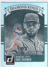 ERIC HOSMER /93 DONRUSS SEASON STAT LINE PARALLEL ROYALS #12 2016 16 PANINI