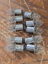 10-PK GE PR3 3.6V .5A Miniature Radio Dash Bulb Light Flashlight Lamp 25193