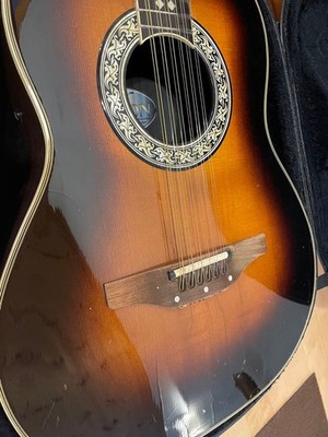 ovation 1618 12弦 ビンテージ エレアコ Electric Acoustic Guitar Ovation 1618 12 String Vintage 80s