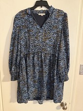 Joy Joy Women’s XL Zebra Animal Print Mini Dress