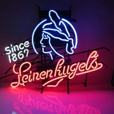 Leinenkugel's Beer Since 1867 Wisconsin 20"x16" Neon Sign Lamp Bar Pub Artwork