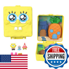 Polly Pocket SpongeBob Compact with SpongeBob, Patrick  Gary - 7 Acce Playset