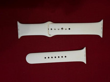 Apple Watch Sport Band 40mm 38/41 Genuine OEM Starlight Silver 2nd S/M Used
