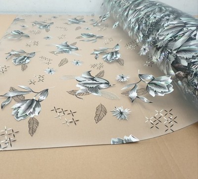 Tischdecke Tischfolie PVC Schutzfolie 90 cm Breite mit Muster 1,7 mm