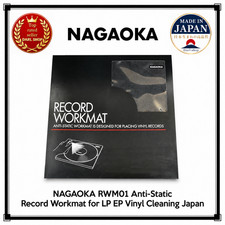 NAGAOKA RWM01 Anti-Static Record Workmat for LP EP Vinyl Cleaning Japan