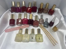 Vintage Lot 21 MARY KAY Nail Polish Quick Dry Treatment Oil Carry Storage Case