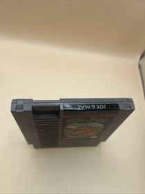 oval seal Joe & Mac complete in box nintendo nes factory MINT