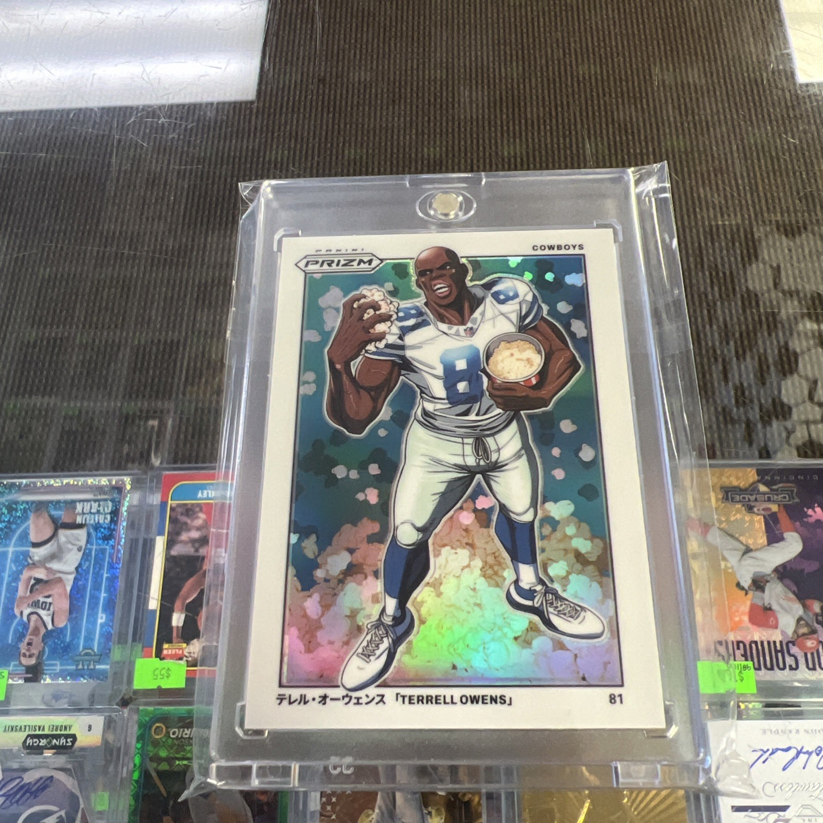 2024 Panini Prizm Terrell Owens Manga - Verticle SSP #M-TOW Case Hit