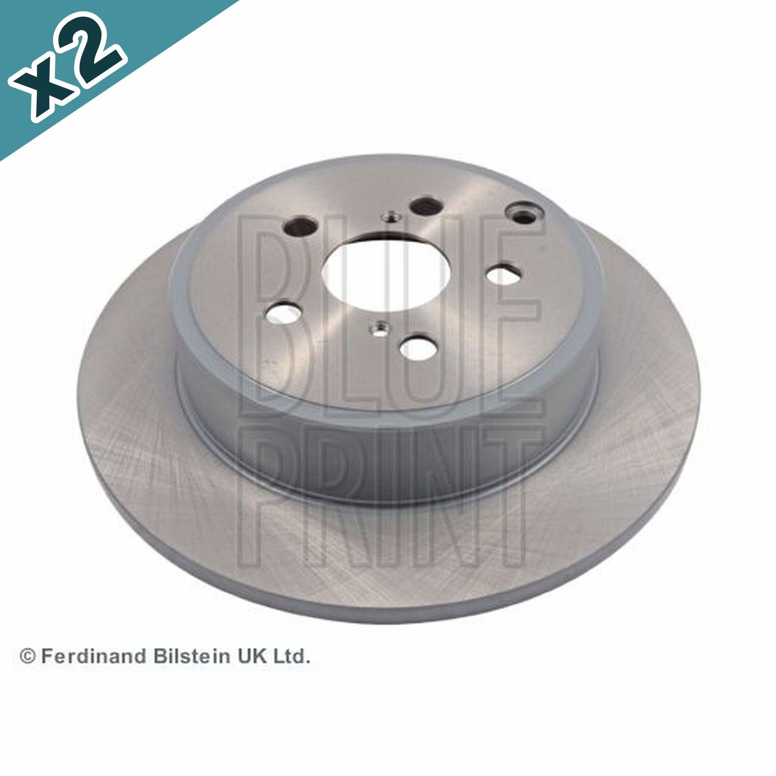 Blueprint ADT343167 Brake Disc Rear Coated 280mm Diameter Fits Toyota Avensis