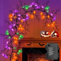 Halloween Deko Lichterkette LED Batterie Innen AußEn Fairy Lights Zimmer Deko