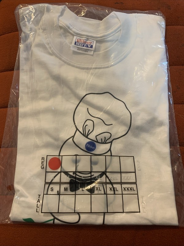 NIP Pillsbury Dough Boy BRAVO Lovin'Connection T shirt Exclusive 2002 Convention