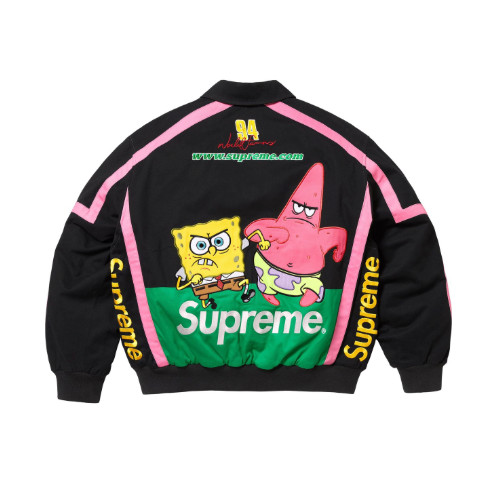 Supreme SpongeBob Jeff Hamilton Jacket Black XL Sold Out Rare Squidward Patrick image 5