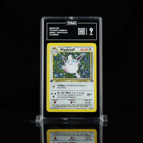 Wigglytuff (1st Edition) graded TAG 9 for sale on eBay