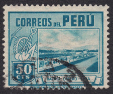 1945-51  Peru SC# 427 - Types of 1938 - Imprint: Waterlow & Sons Limited - Used