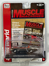 Auto World 1973 Plymouth Road Runner Hemmings Muscle Machines 164 Diecast Auto World 1973 Plymouth Road Runner Hemmings Muscle Machines 164 Diecast