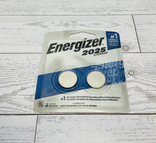 2 Energizer Genuine Fresh CR2025 2025 3V Lithium Coin Cell Batteries Exp 03/2033